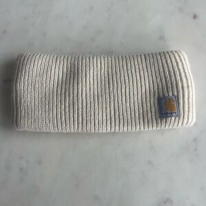 Carhartt Off-White Cream Ribbed Headband